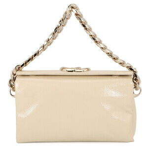 Gucci Shoulder Bag Double GG Chain Patent Vernis Enamel
